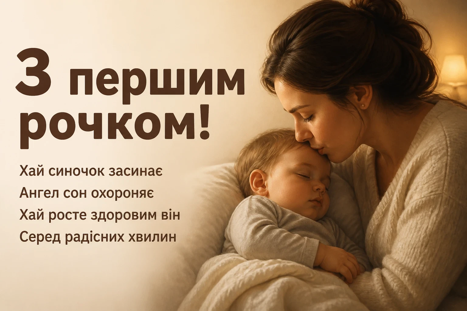 привітання з днем народження 1 рік хлопчику