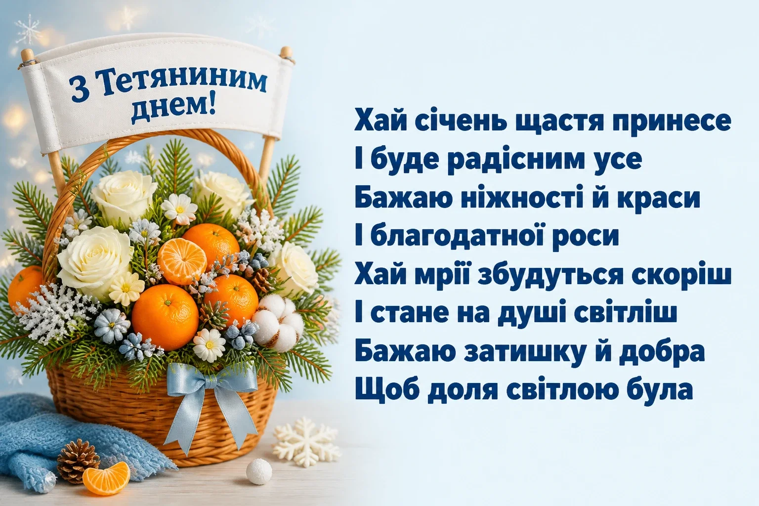 привітання з тетяниним днем привітання з тетяниним днем