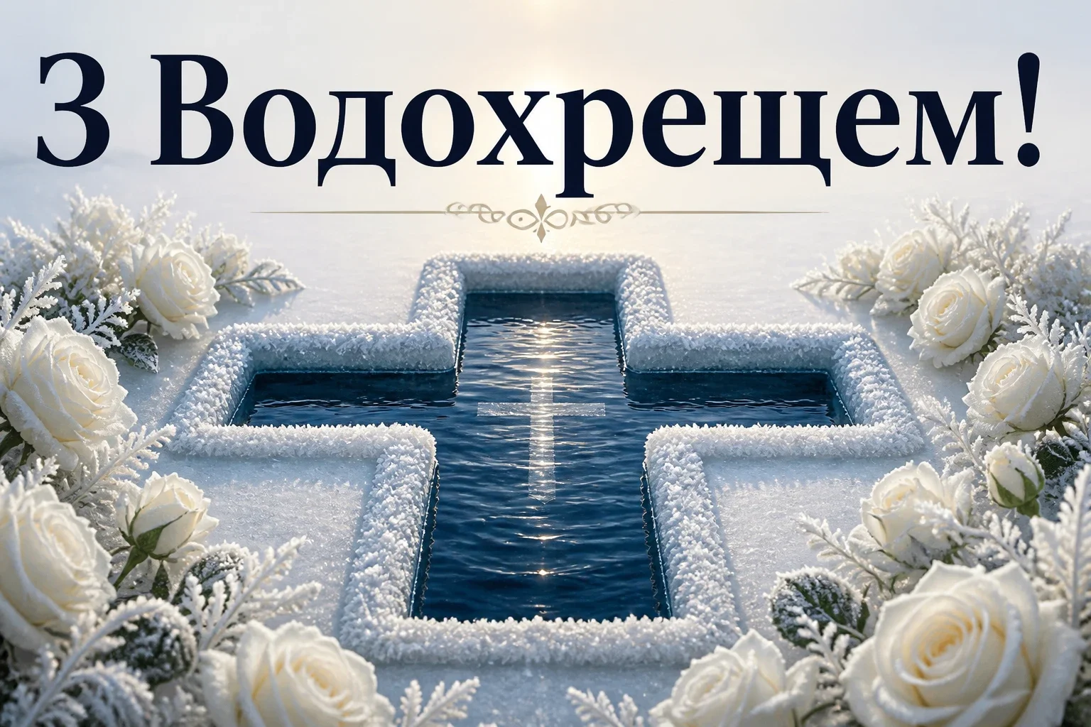 з водохрещем привітання з водохрещем привітання