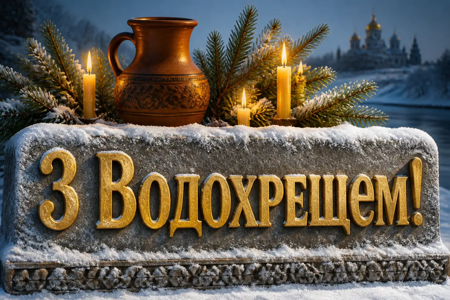 з водохрещем привітання з водохрещем привітання