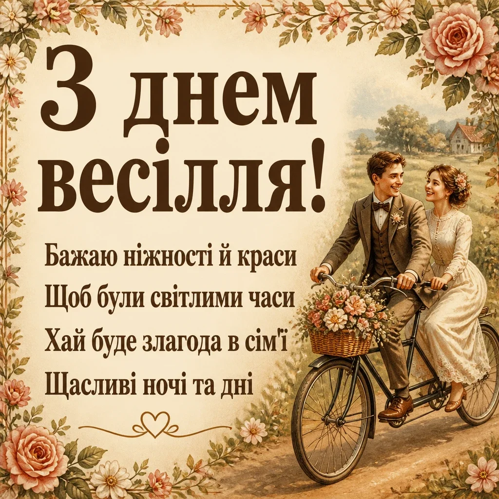 привітання з днем весілля у віршах привітання з днем весілля у віршах