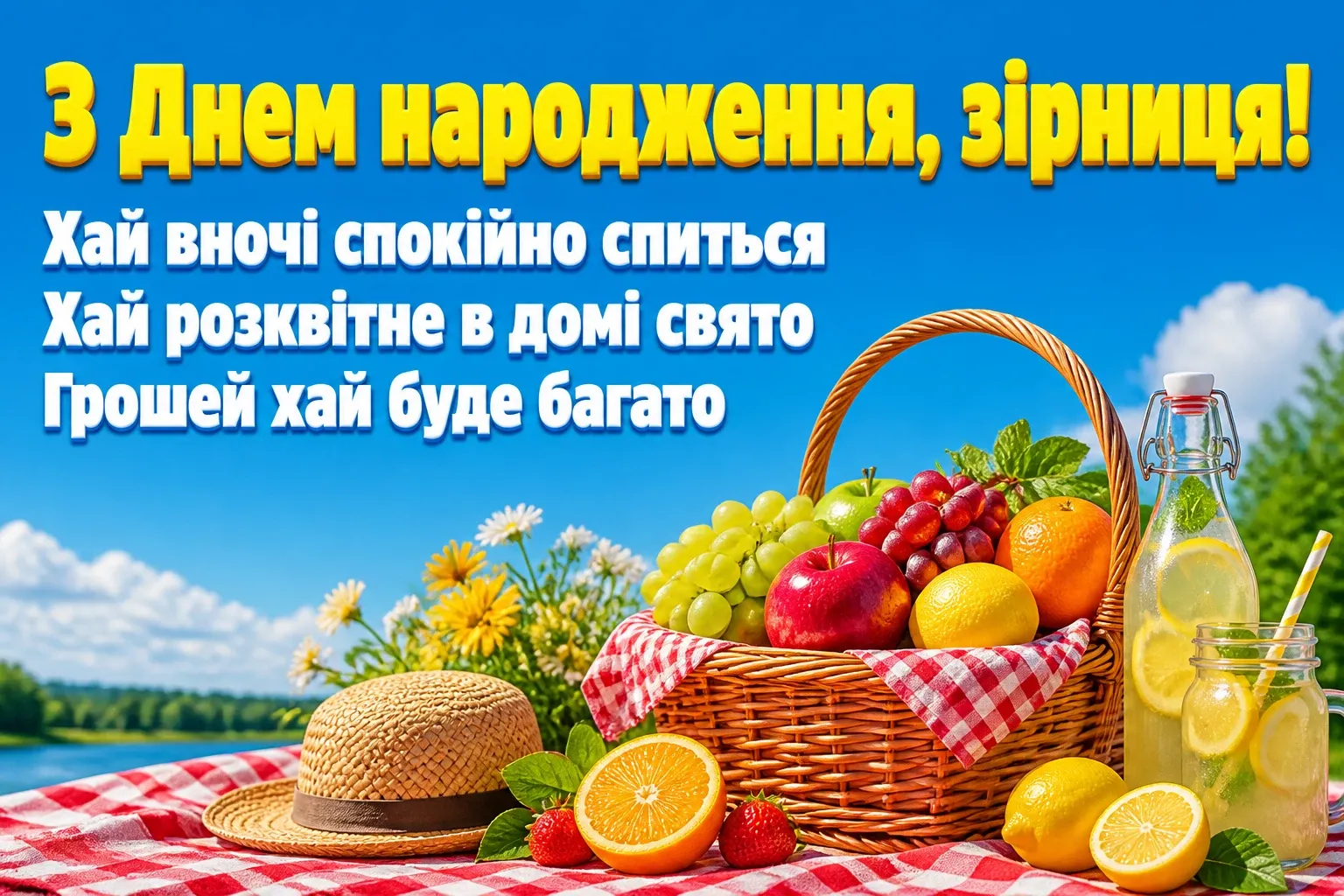 привітання в прозі подрузі