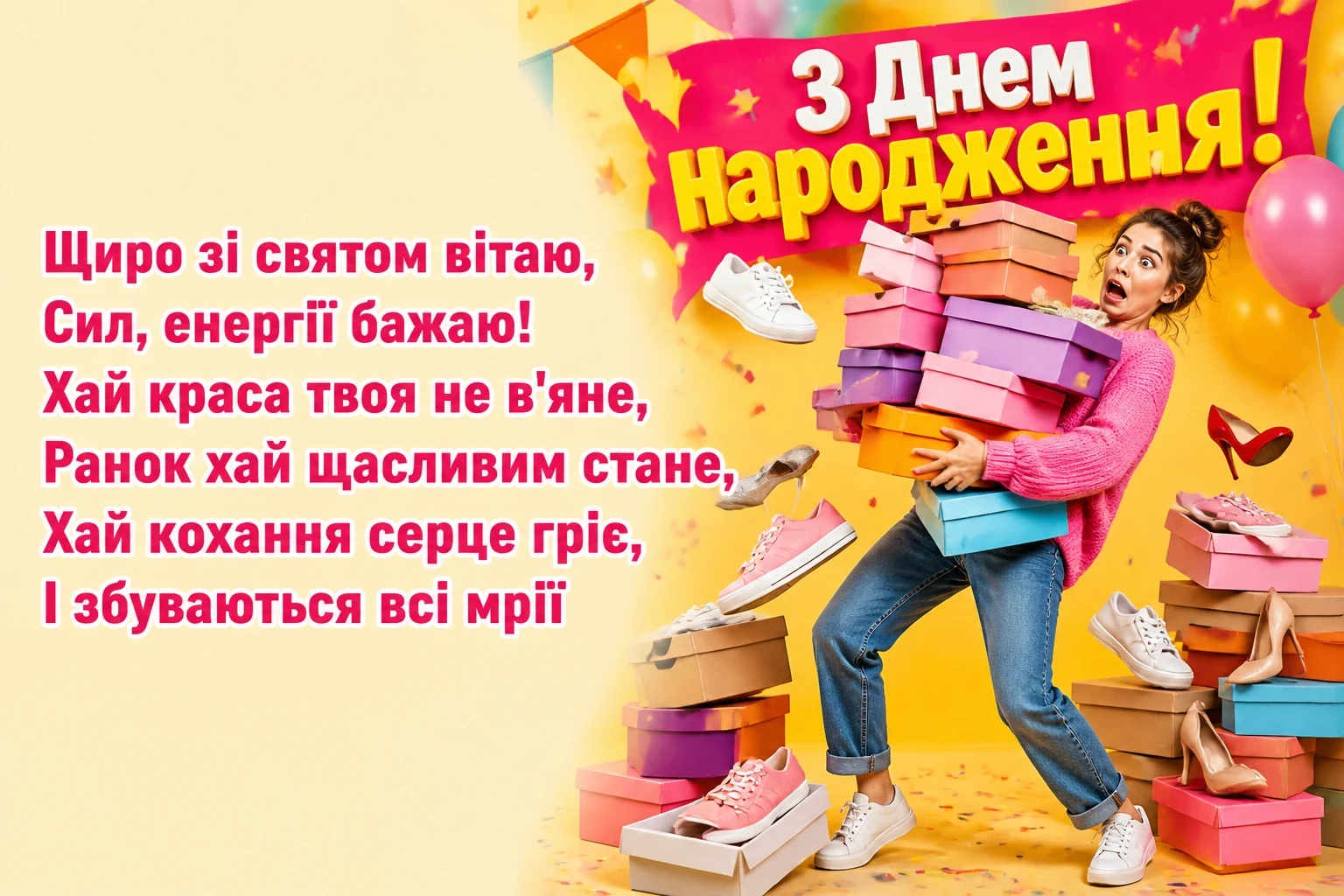 привітання в прозі подрузі