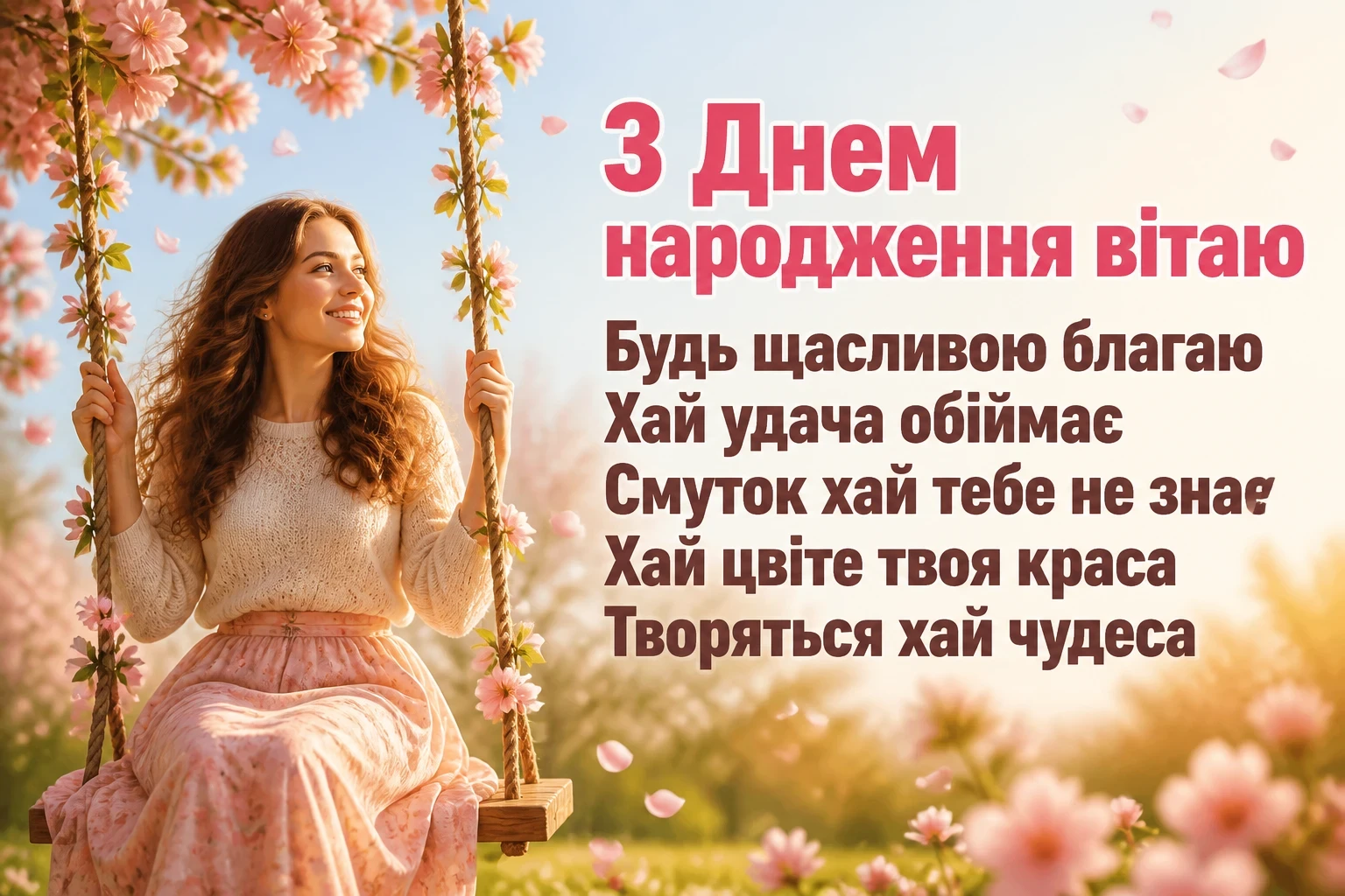 привітання в прозі подрузі