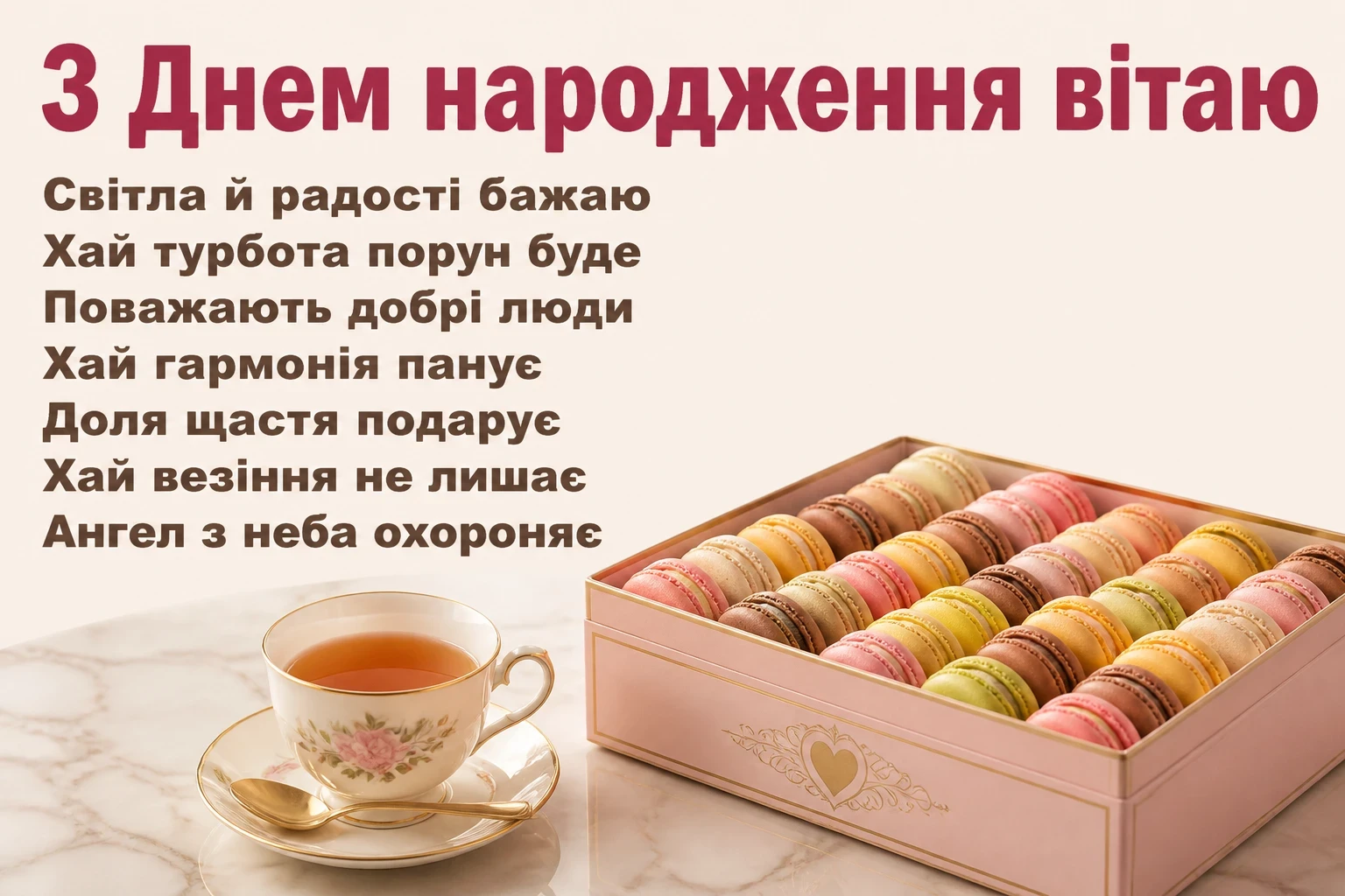 привітання в прозі подрузі