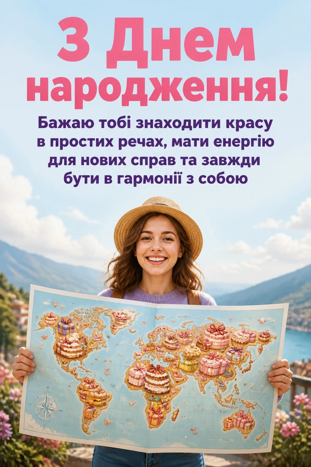 привітання в прозі подрузі