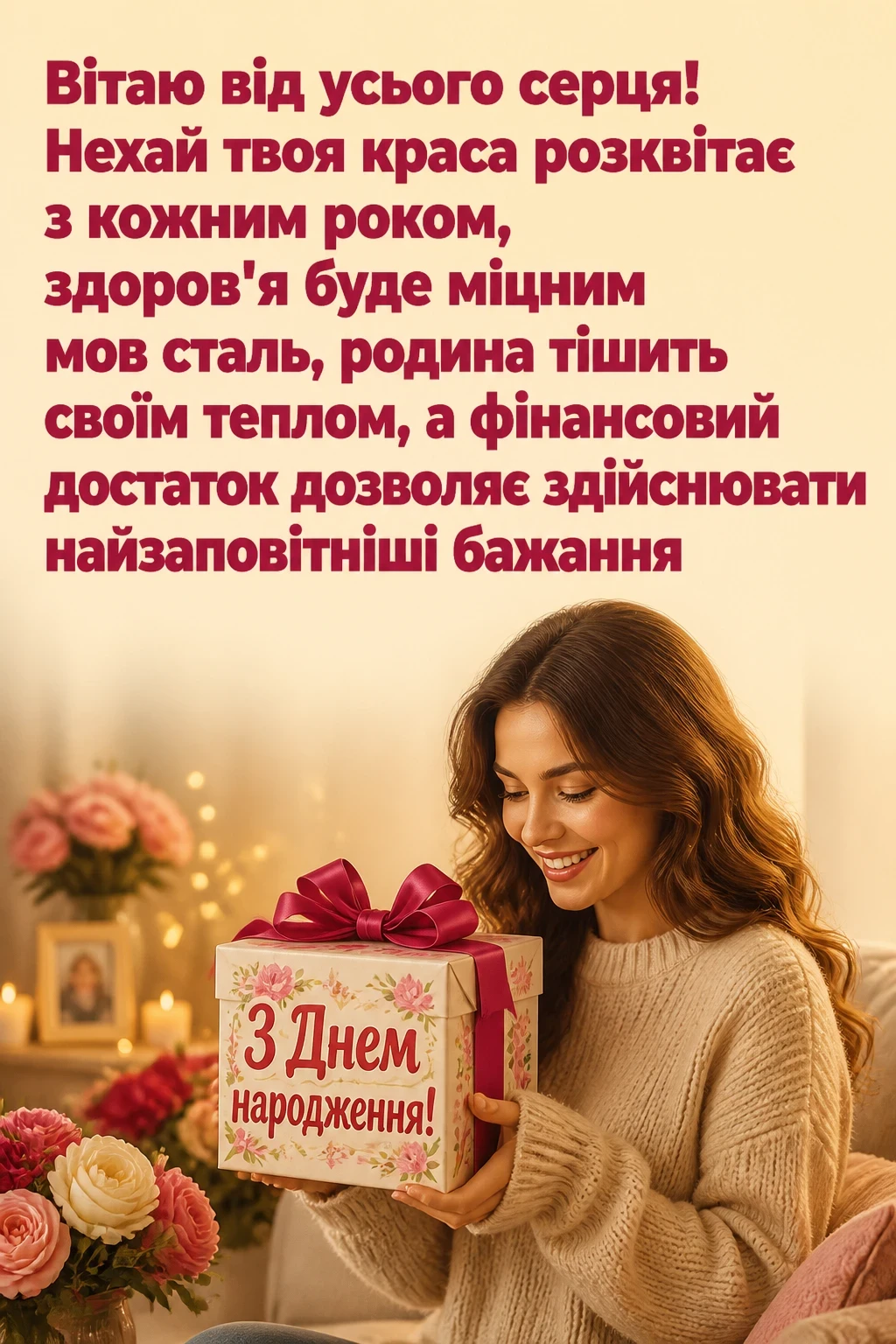 привітання в прозі подрузі