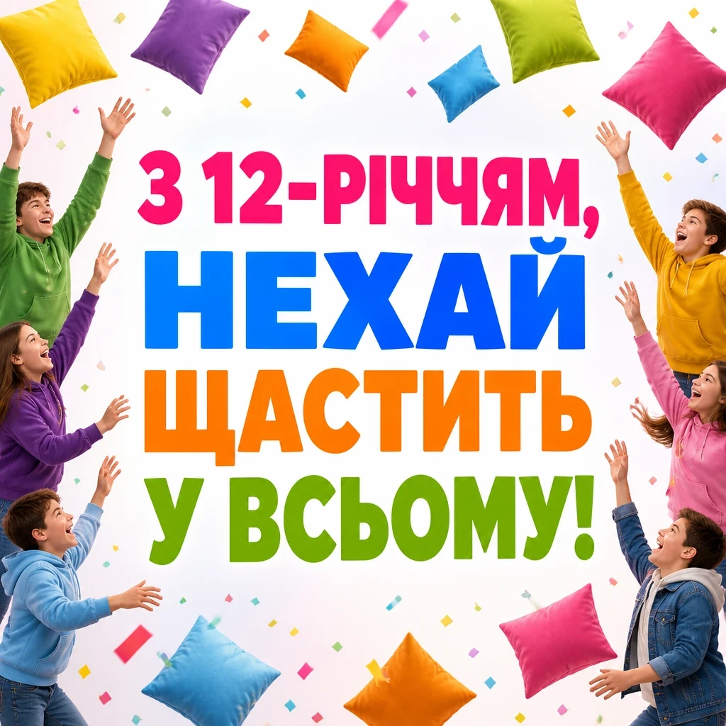 привітання з днем народження 12 років привітання з днем народження 12 років